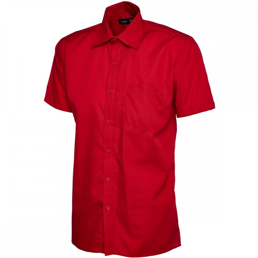 UC710 Mens Poplin Half Sleeve Shirt