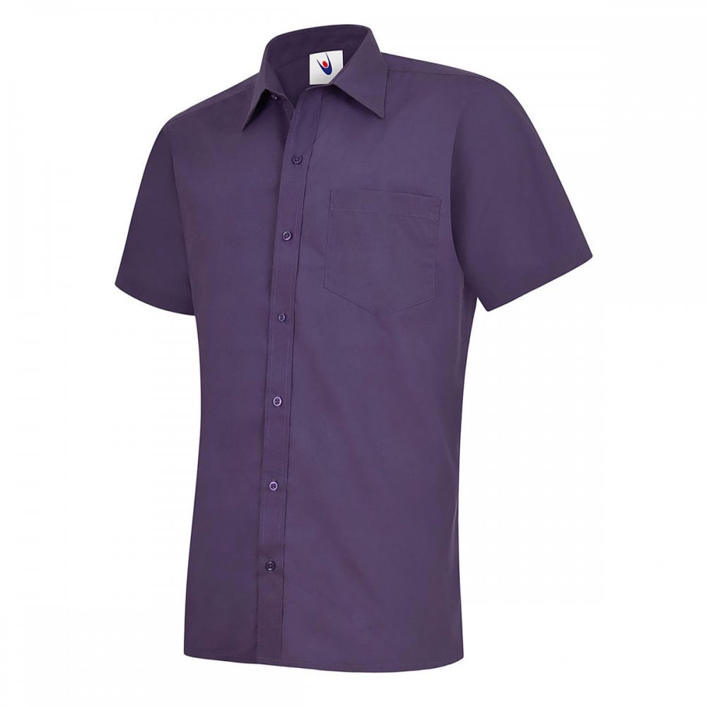 UC710 Mens Poplin Half Sleeve Shirt