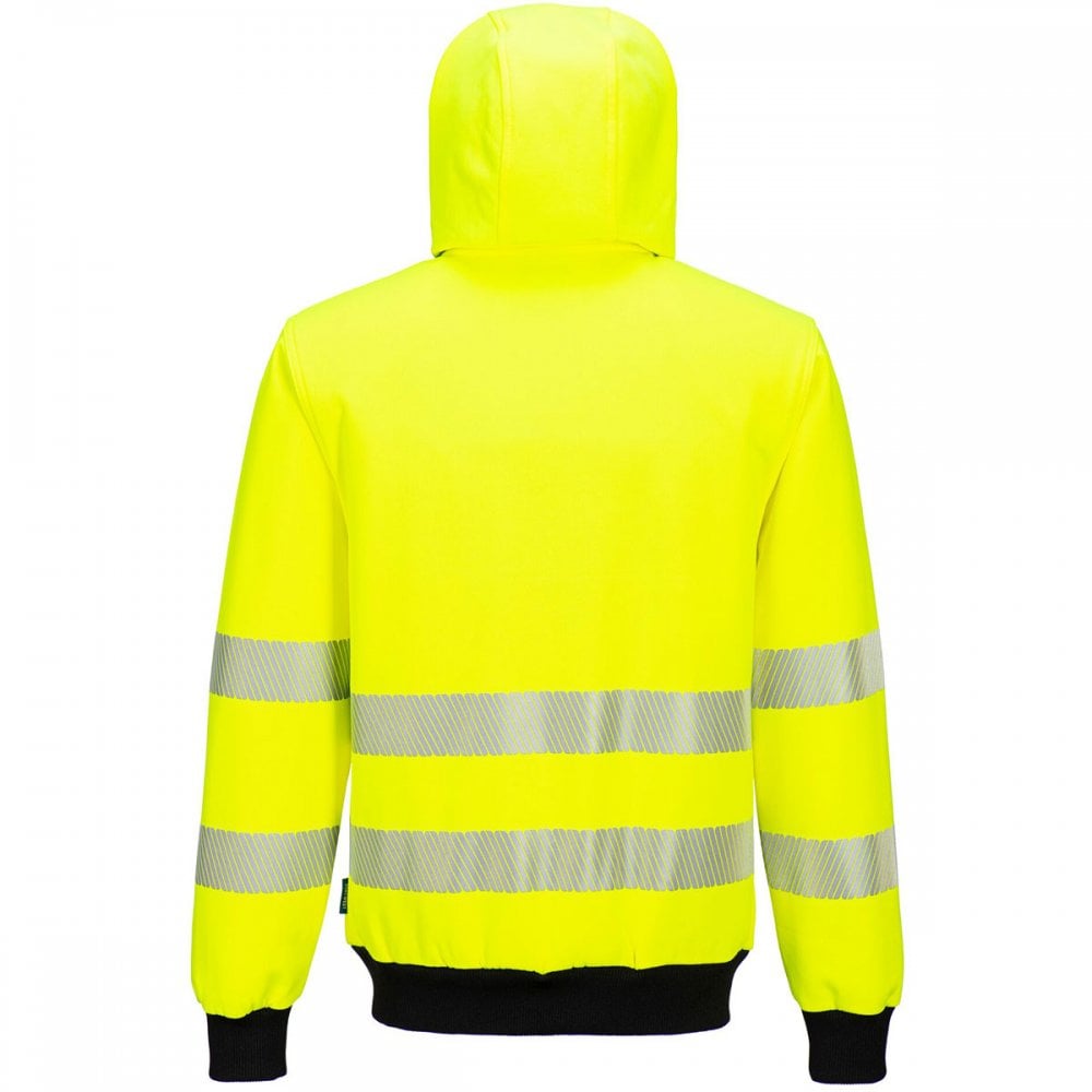 PW327 PW3 Hi-Vis Zip Hoodie