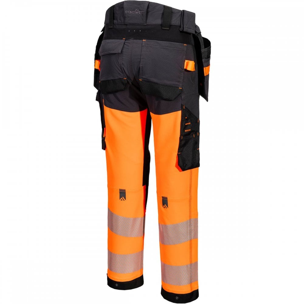 EV442 EV4 Hi-Vis Stretch Detachable Holster Class 1 Trousers