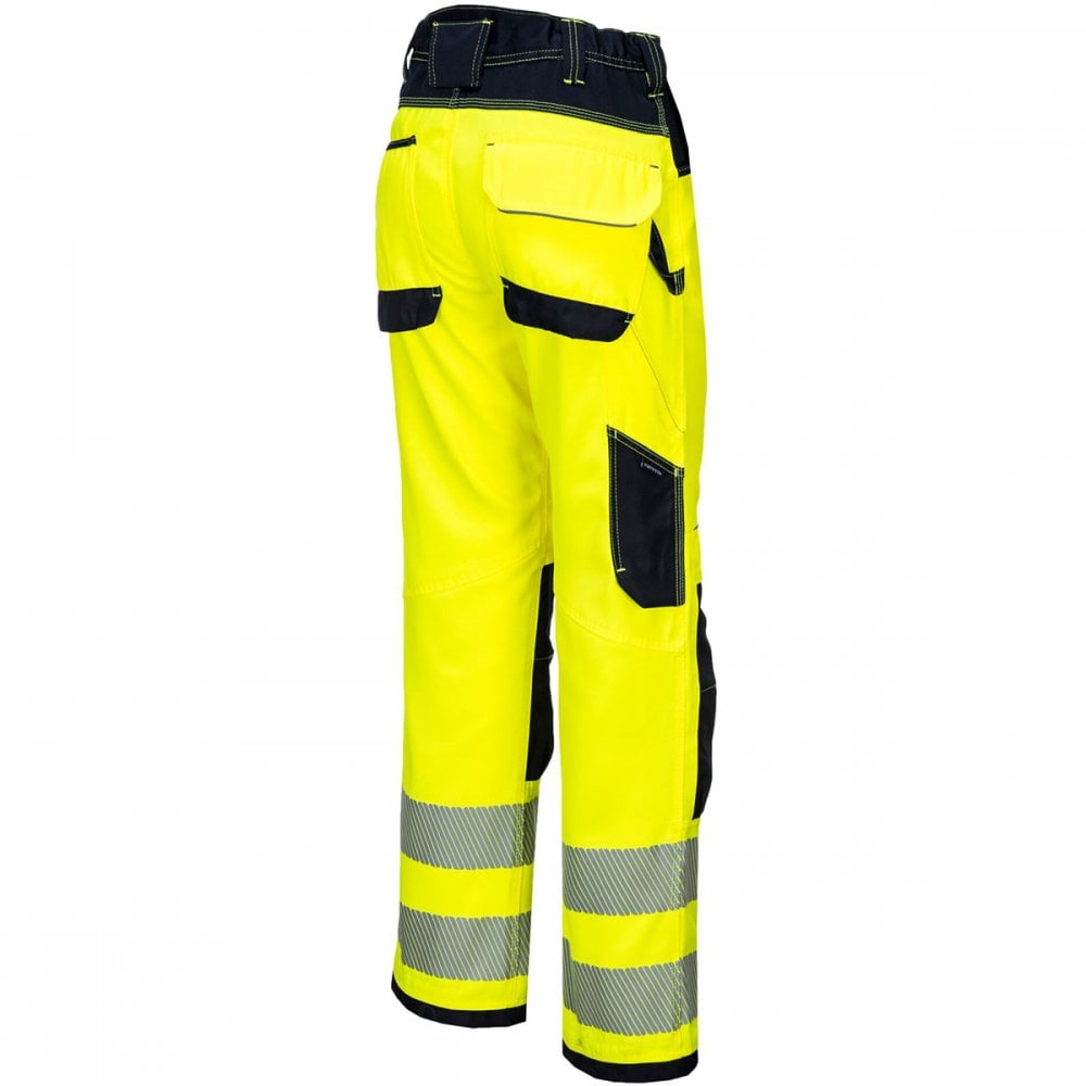 PW385 PW3 Hi-Vis Womens Stretch Work Trousers