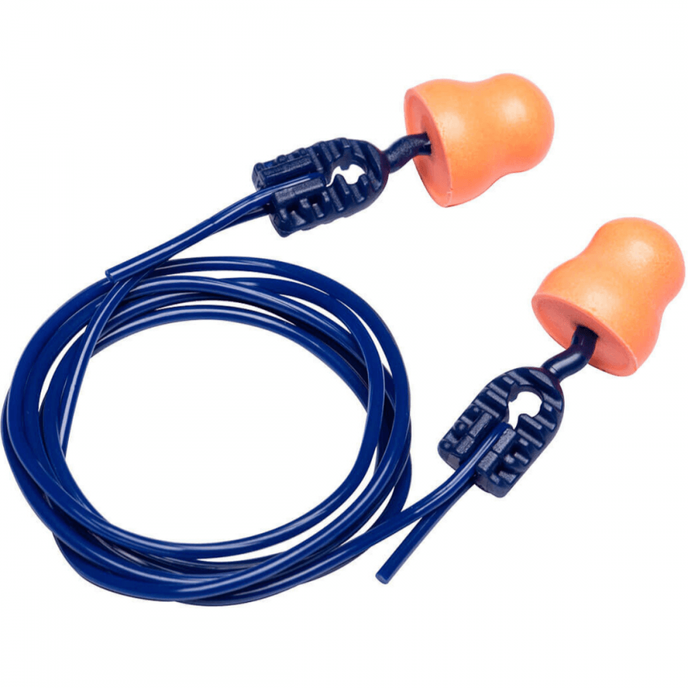 EP12 Easy Fit PU Ear Plugs Corded (200 Pairs)