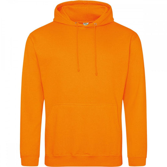 JH001 College Hoodie Orange Crush M *One Size Only - Outlet Store*