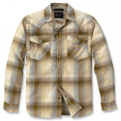 106756 Snap Front Plaid Shirt