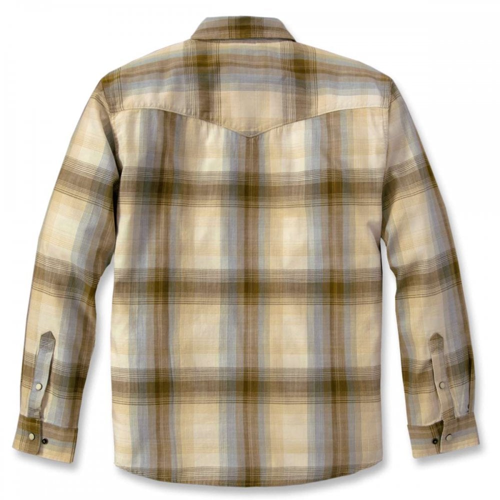 106756 Snap Front Plaid Shirt