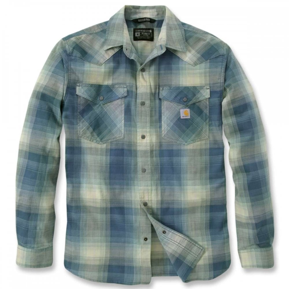 106756 Snap Front Plaid Shirt