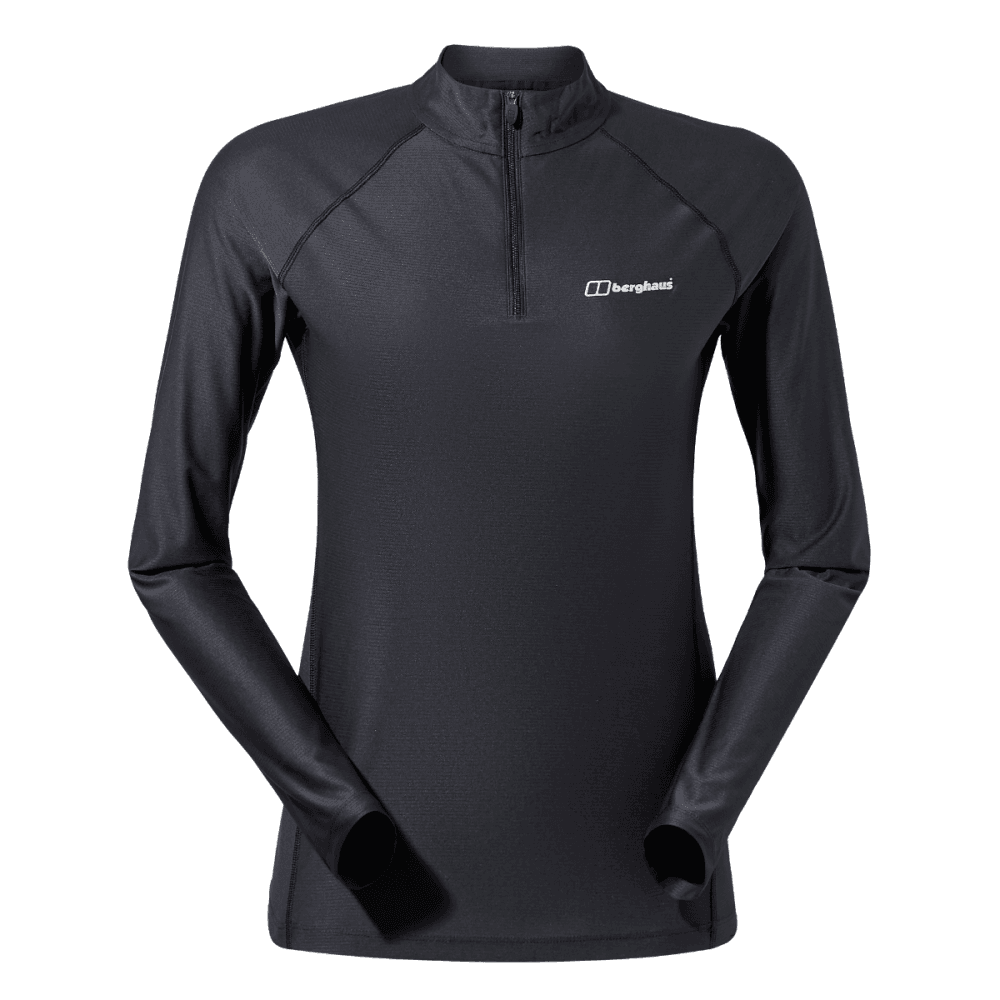 4-A001070 Womens 24/7 Tech Tee L/S Half Zip