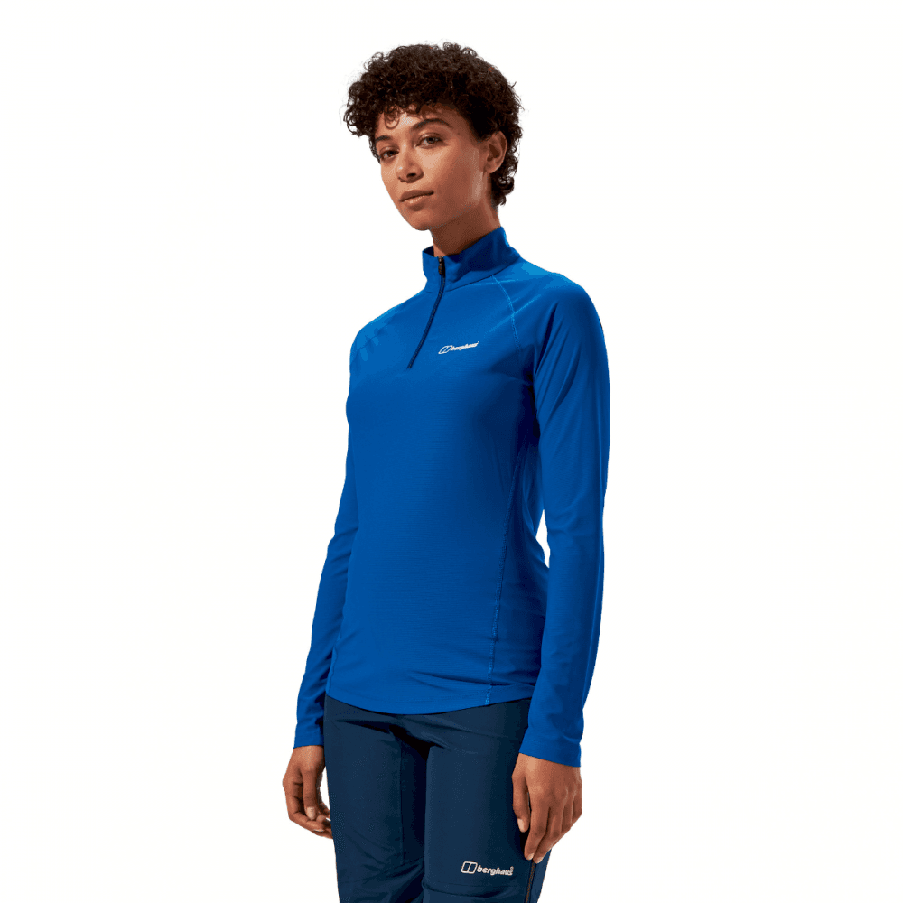 4-A001070 Womens 24/7 Tech Tee L/S Half Zip