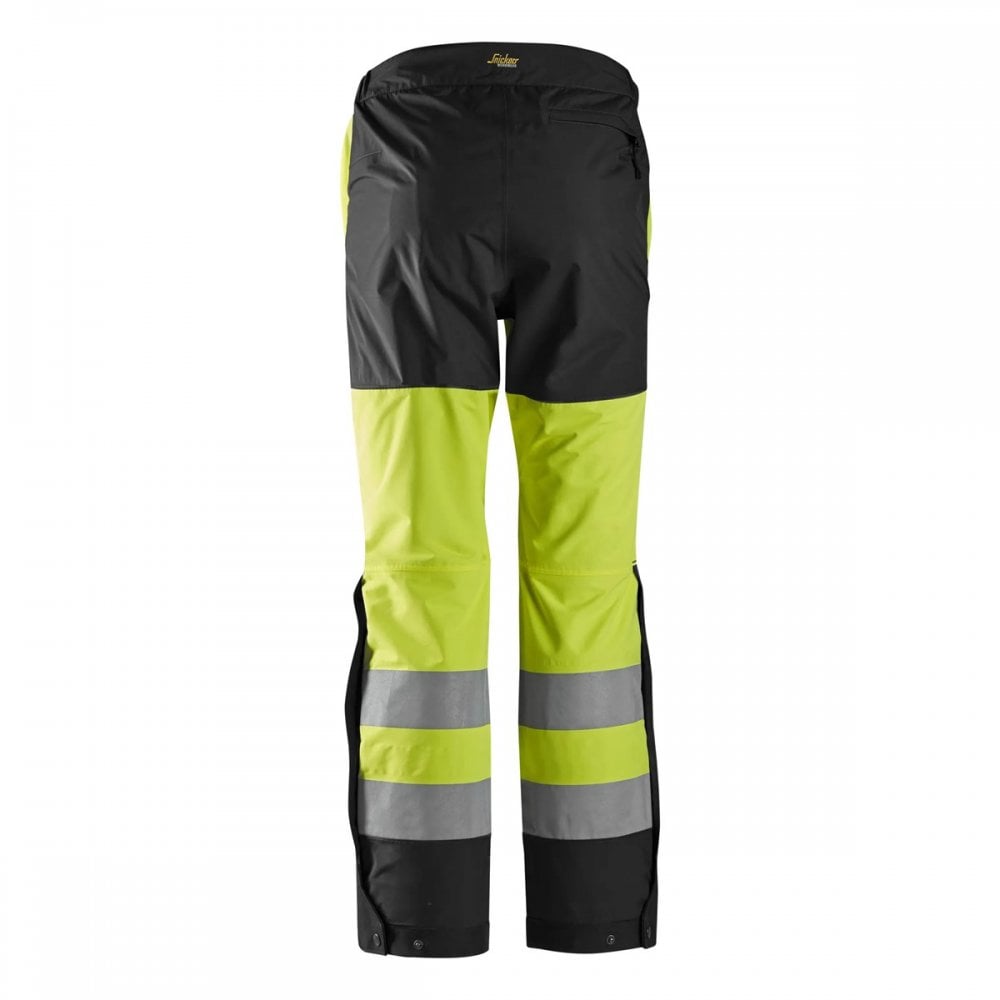 6530 Hi-Vis Waterproof Shell Trousers with Cordura® reinforcements