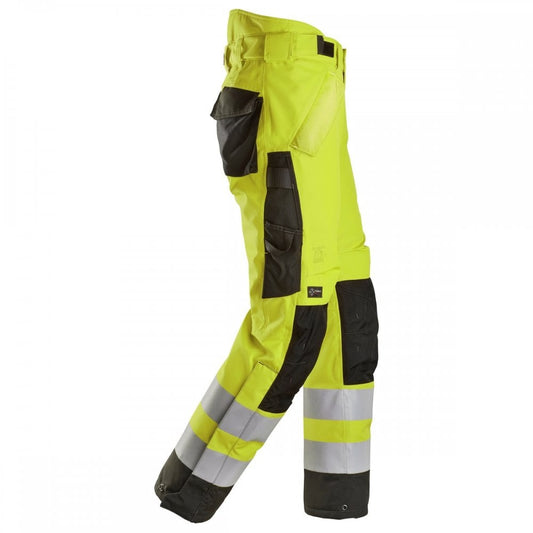 6630 Hi-Vis Class2 Waterproof Trouser - Recycled Insulation