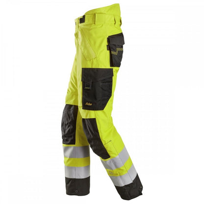 6630 Hi-Vis Class2 Waterproof Trouser - Recycled Insulation