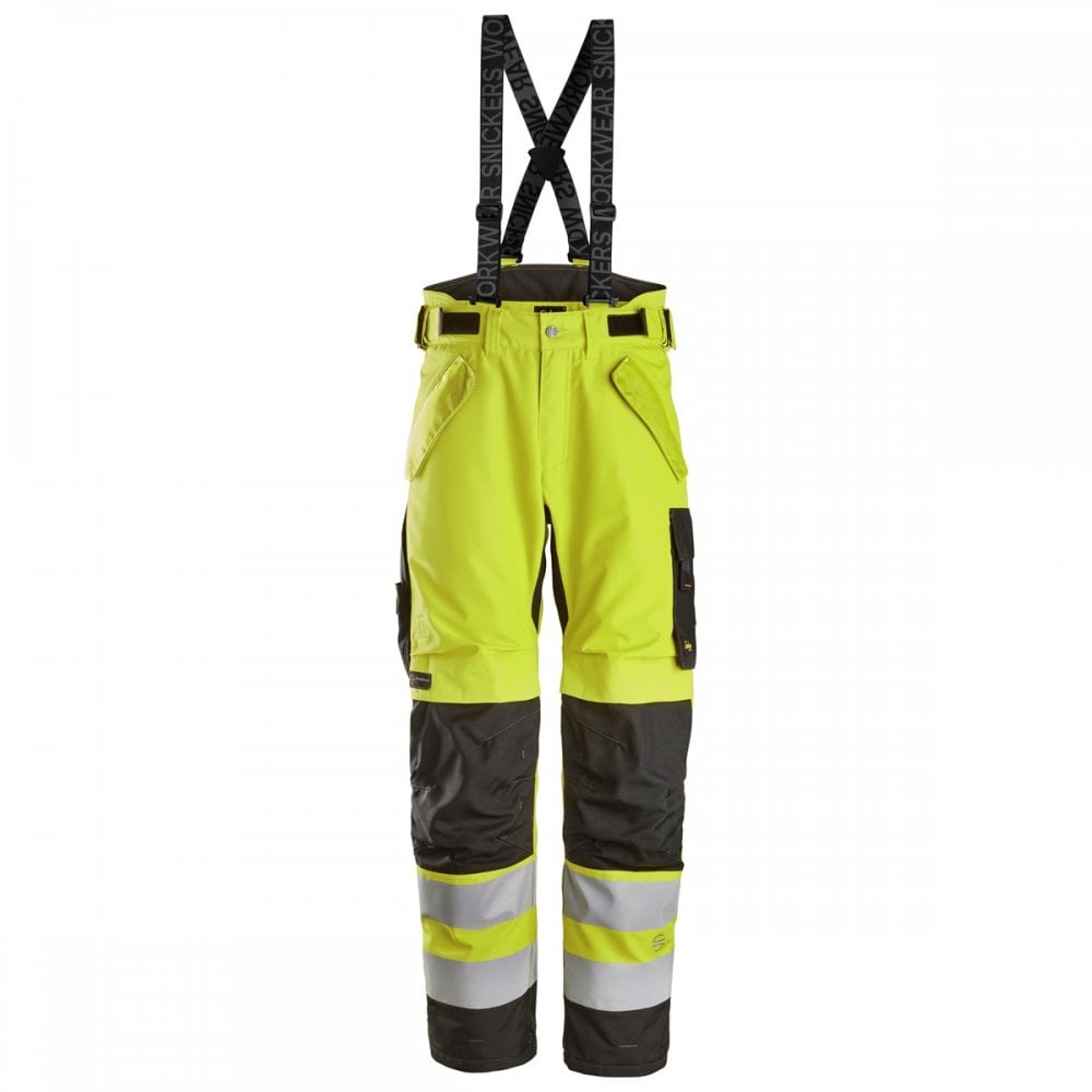 6630 Hi-Vis Class2 Waterproof Trouser - Recycled Insulation