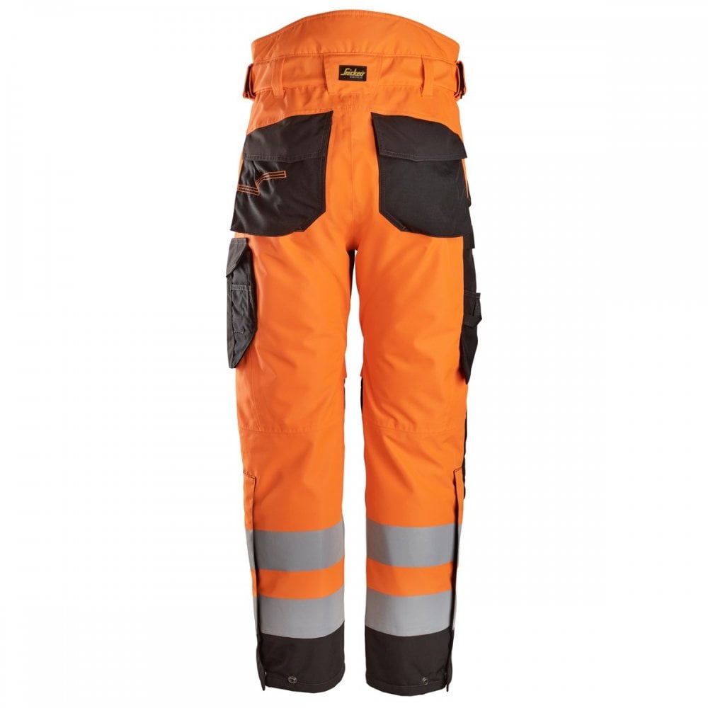 6630 Hi-Vis Class2 Waterproof Trouser - Recycled Insulation