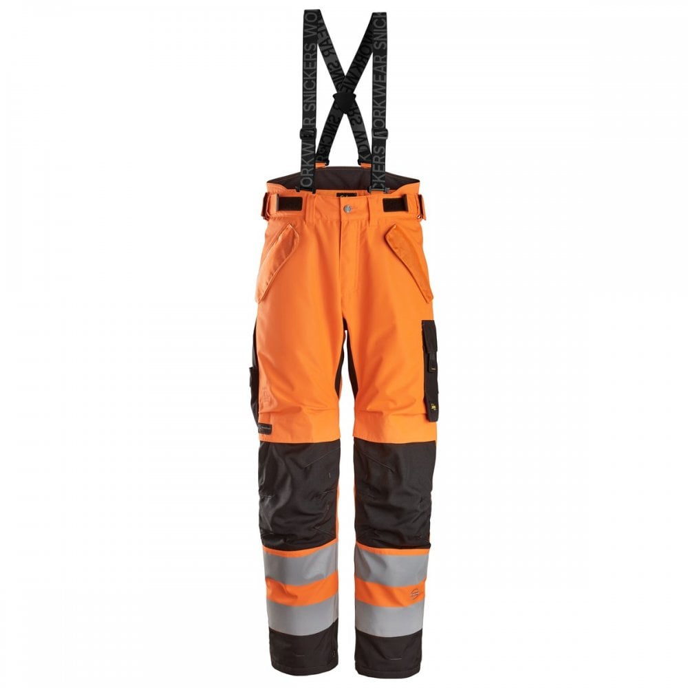 6630 Hi-Vis Class2 Waterproof Trouser - Recycled Insulation
