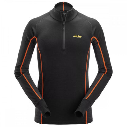 9482 Merino Base Layer Half Zip Top