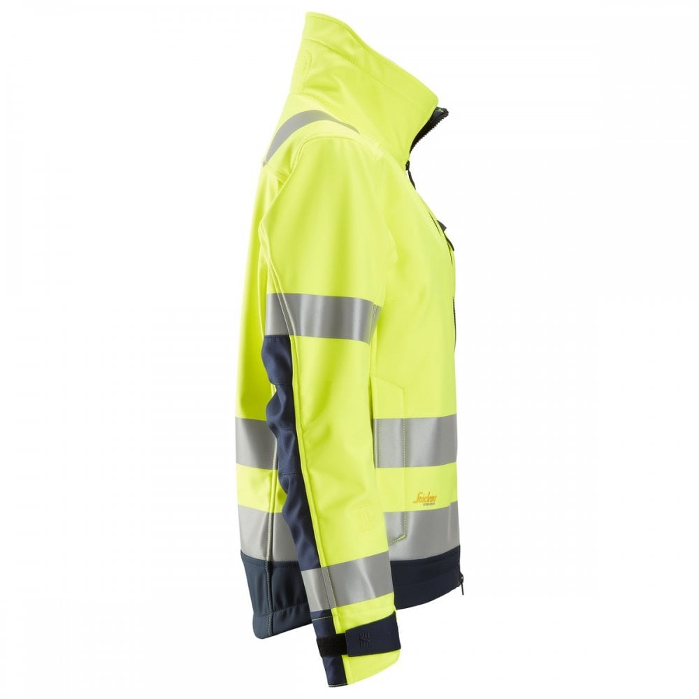 1237 AllroundWork Womens High-Vis Softshell Jacket Class 2/3
