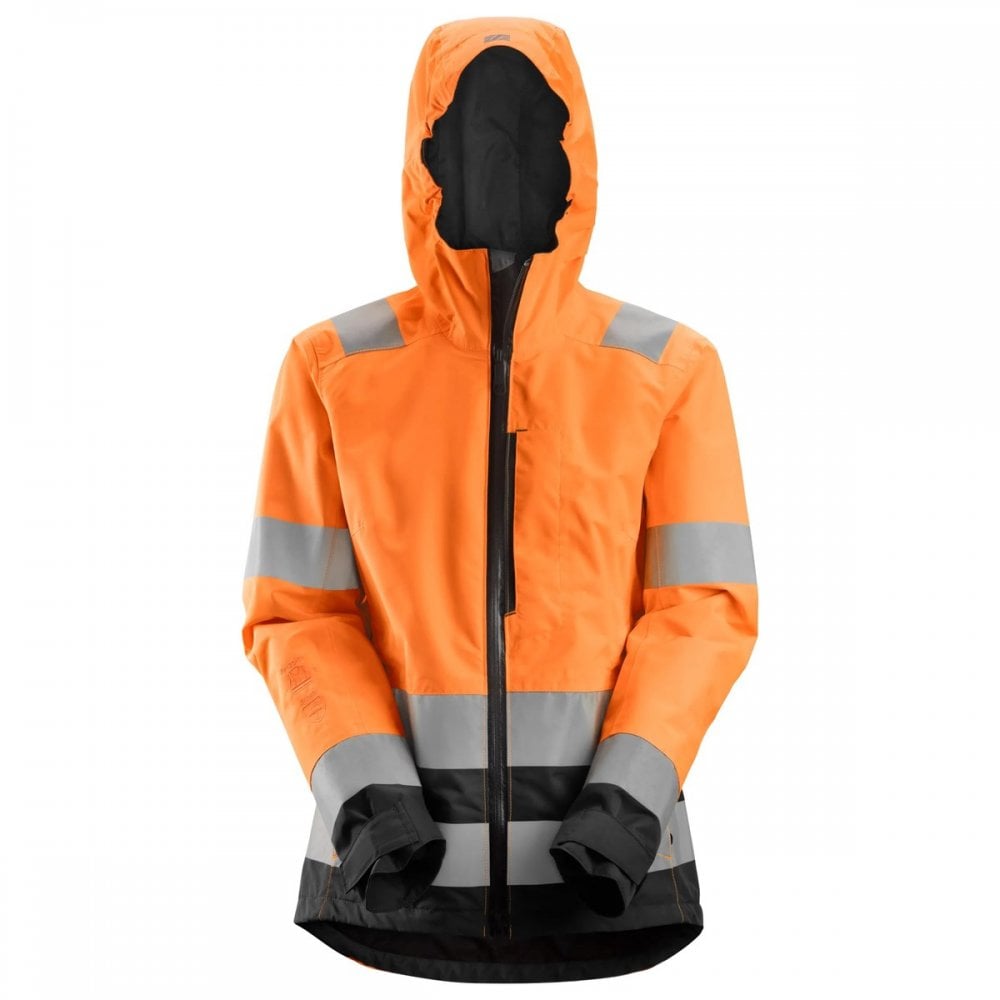 1347 AllroundWork, Womens High-Vis Waterproof Shell Jacket Class 2/3