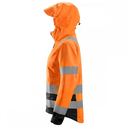 1347 AllroundWork, Womens High-Vis Waterproof Shell Jacket Class 2/3