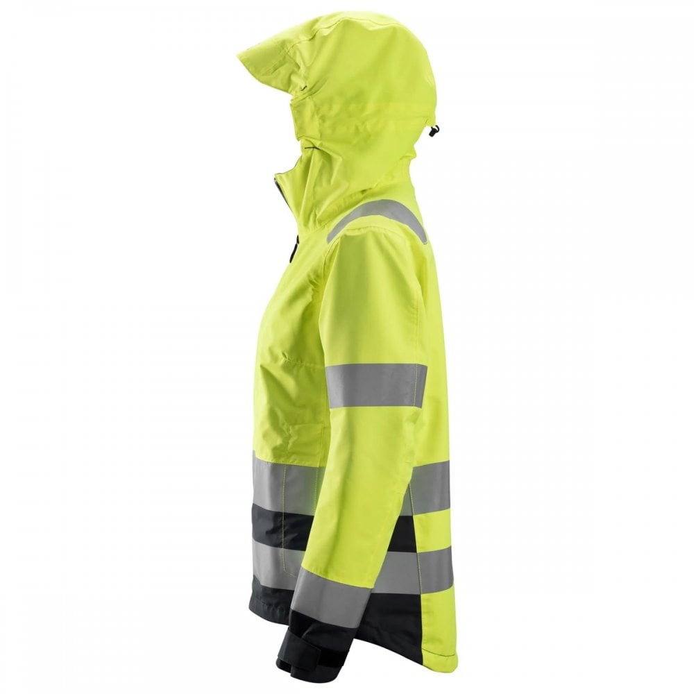 1347 AllroundWork, Womens High-Vis Waterproof Shell Jacket Class 2/3