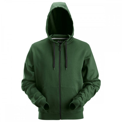 2801 Zip Up Hoodie Reinforced Elbows Long Sleeve