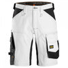 6153 AllroundWork Stretch Loose Fit Work Shorts White/Black 47" *One Size Only - Outlet Store*