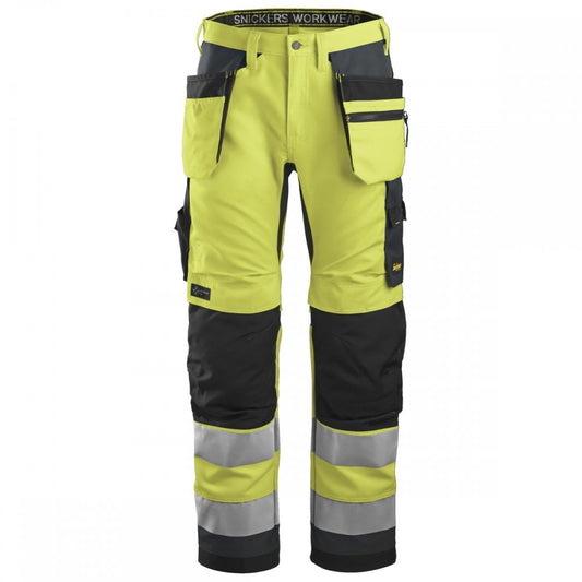 6230 AllroundWork High-Vis Trousers Holster Pockets+ Class 2