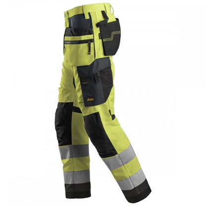 6230 AllroundWork High-Vis Trousers Holster Pockets+ Class 2