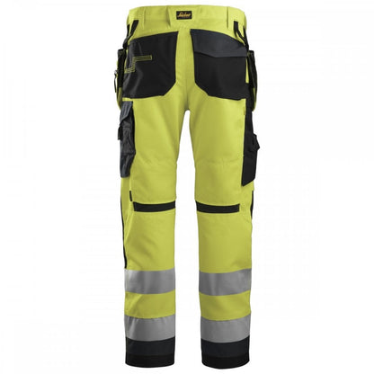 6230 AllroundWork High-Vis Trousers Holster Pockets+ Class 2