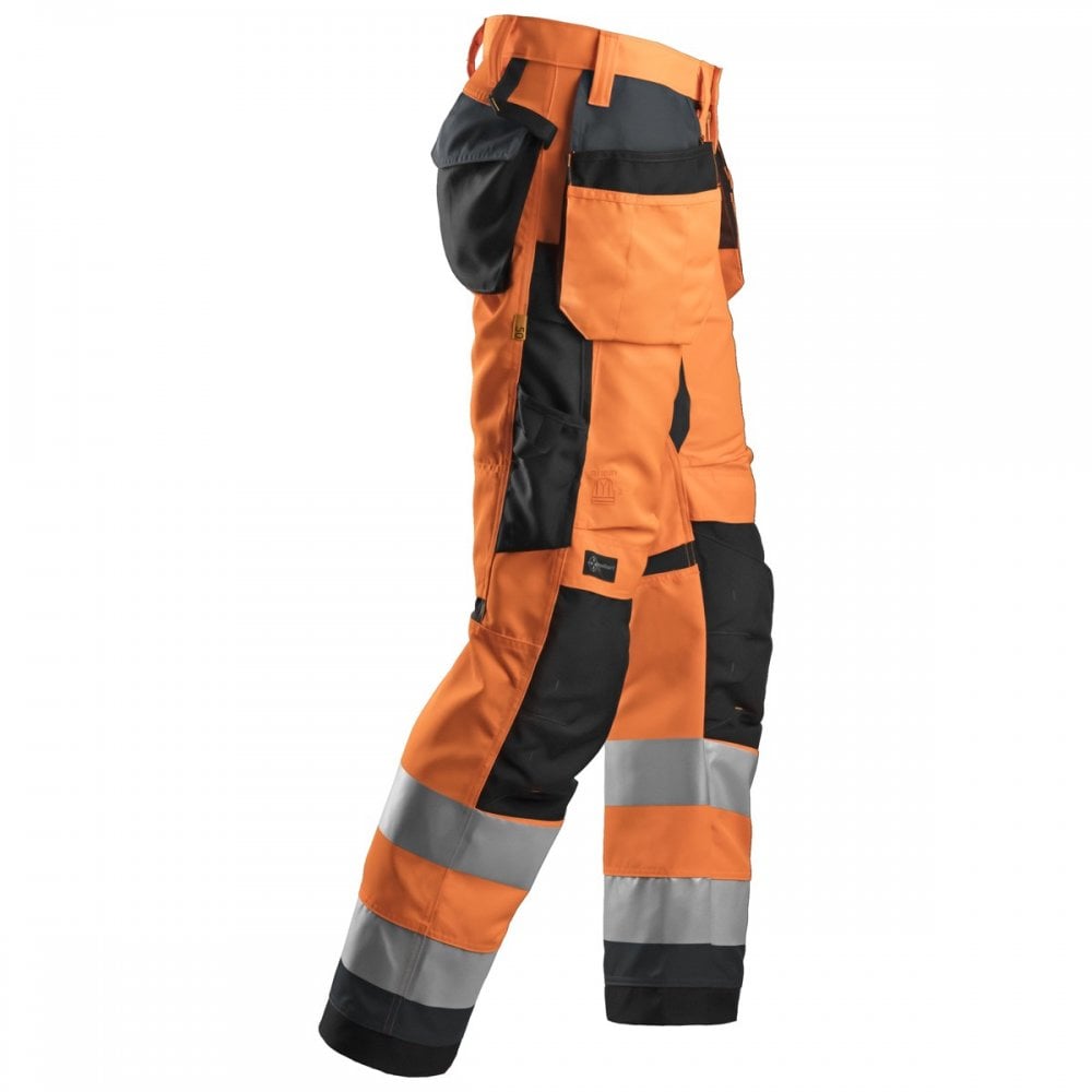 6230 AllroundWork High-Vis Trousers Holster Pockets+ Class 2
