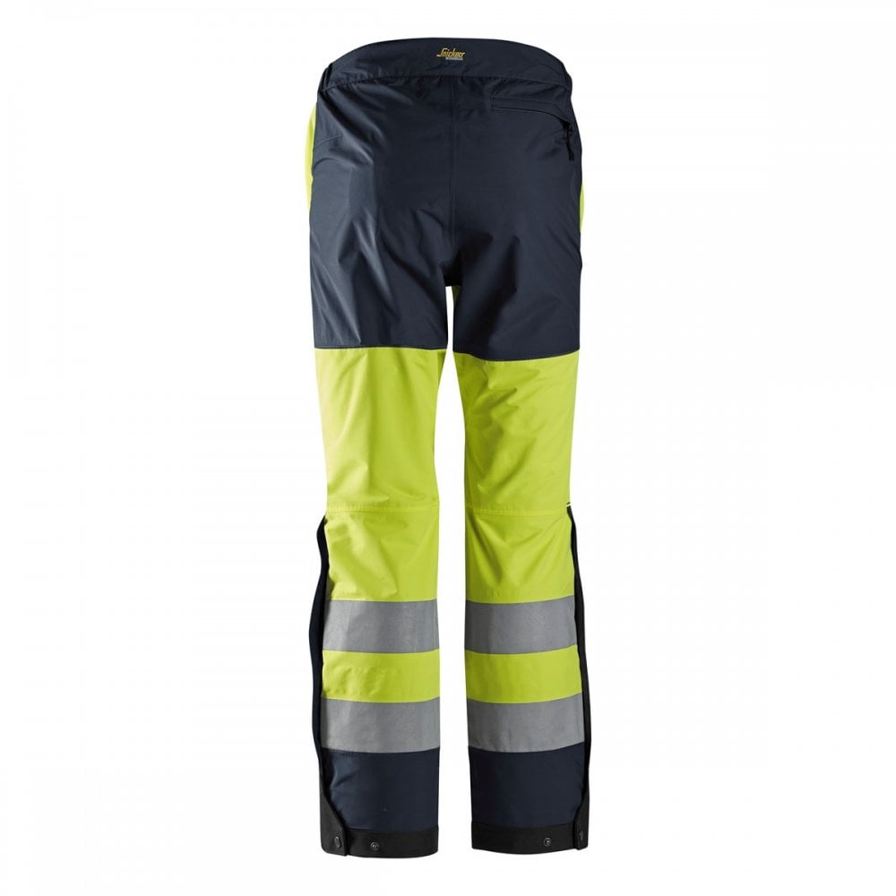 6530 Hi-Vis Waterproof Shell Trousers with Cordura® reinforcements