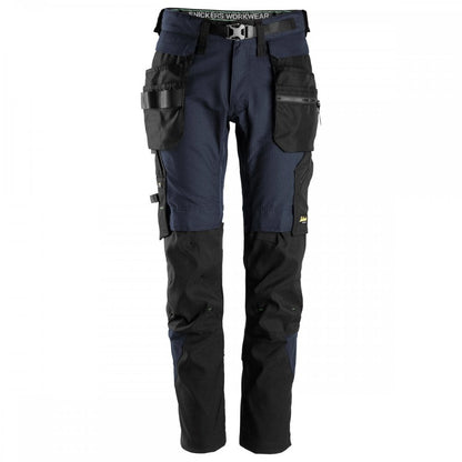 6972 4 Way STRETCH FlexiWork Work Trousers+ Kneepad & Detachable Holster Pockets