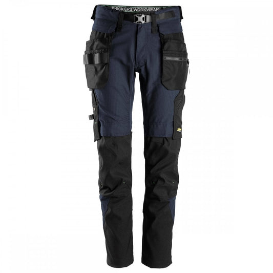 6972 4 Way STRETCH FlexiWork Work Trousers+ Kneepad & Detachable Holster Pockets