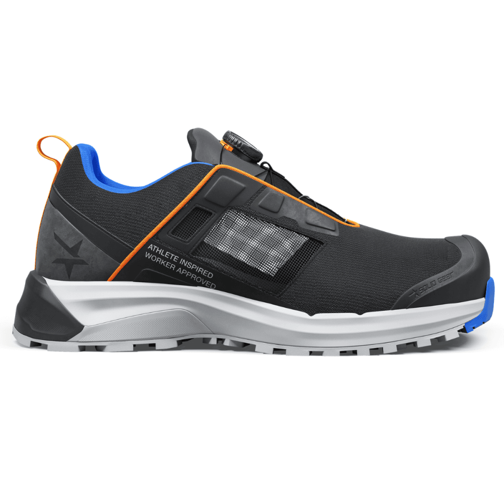 Solid Gear SG80127 Haze 2 Air Low Safety Shoe UK4 - EU37 - US5 Black/Orange *One Size Only - Outlet Store*