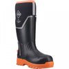 41315 Grit S5 Women's Safety Wellington UK7 - EU40 - US8 Black/Orange *One Size Only - Outlet Store*