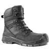 RF750 Boone Black High Leg Waterproof Safety Boot with Side Zip