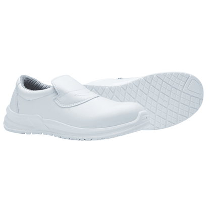 SBU04 White Slip-On Shoe