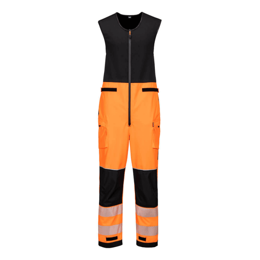 T150 PW3 Hi-Vis Rain Salopettes (3L)