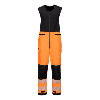 T150 PW3 Hi-Vis Rain Salopettes (3L)
