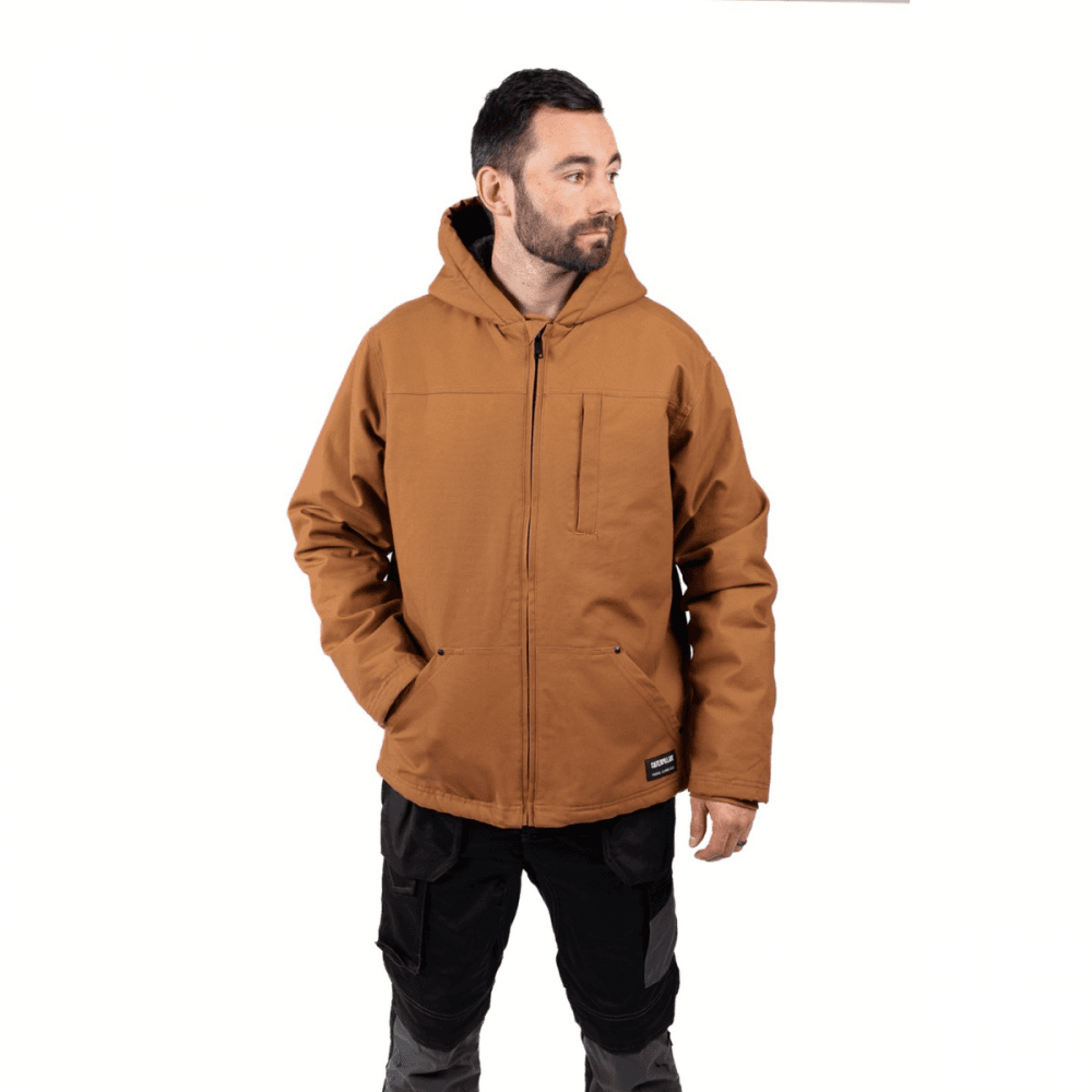 40685 Hooded Sherpa Lined Jacket