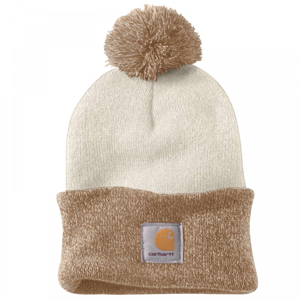 102240 Knit Pom-Pom Cuffed Beanie