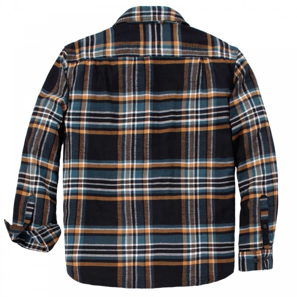 107010 Rugged Flex Relaxed Fit Midweight Flannel Long-Sleeve Plaid Shirt