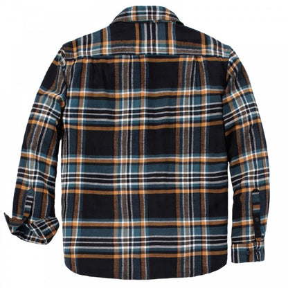 107010 Rugged Flex Relaxed Fit Midweight Flannel Long-Sleeve Plaid Shirt