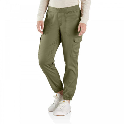 106522 Bd6522 Womens Relaxed Fit Twill Jogger
