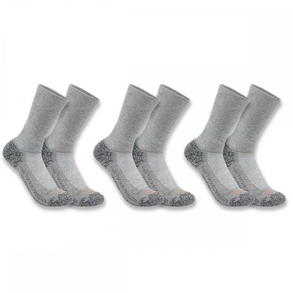 SC4223M Force Midweight Crew Sock 3 Pack