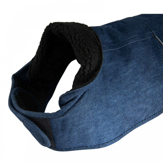 P0000514 Denim Insulated Dog Chore Coat