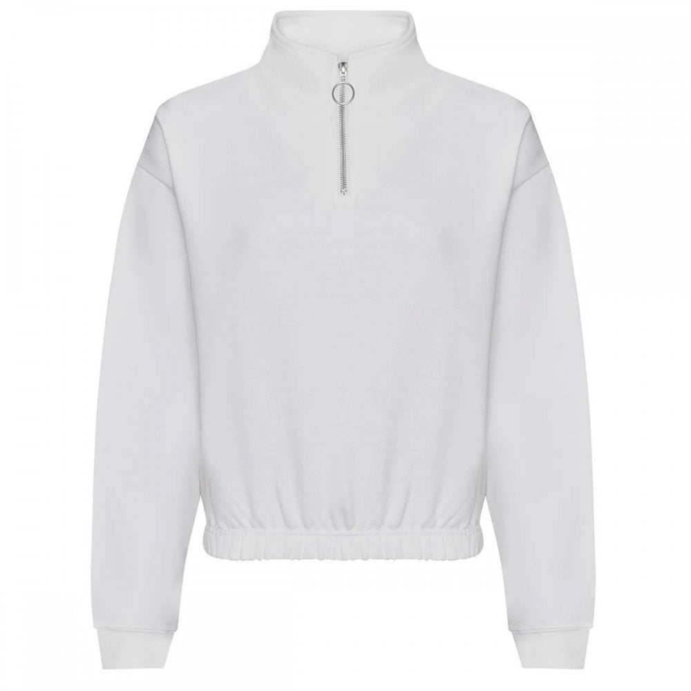JH037 Women'S Cropped ¼-Zip Sweat