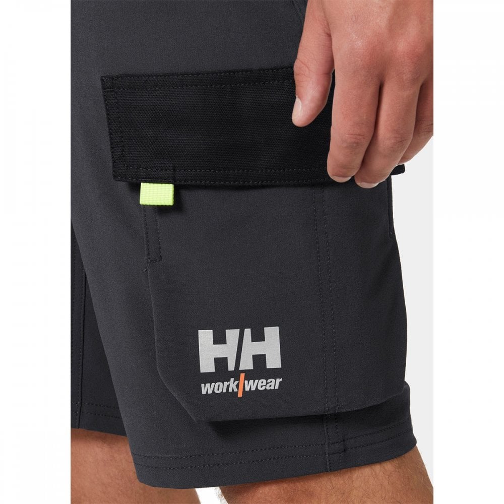 77508 Oxford 4X Cargo Shorts Ebony/Black Waist: 33" *One Size Only - Outlet Store*