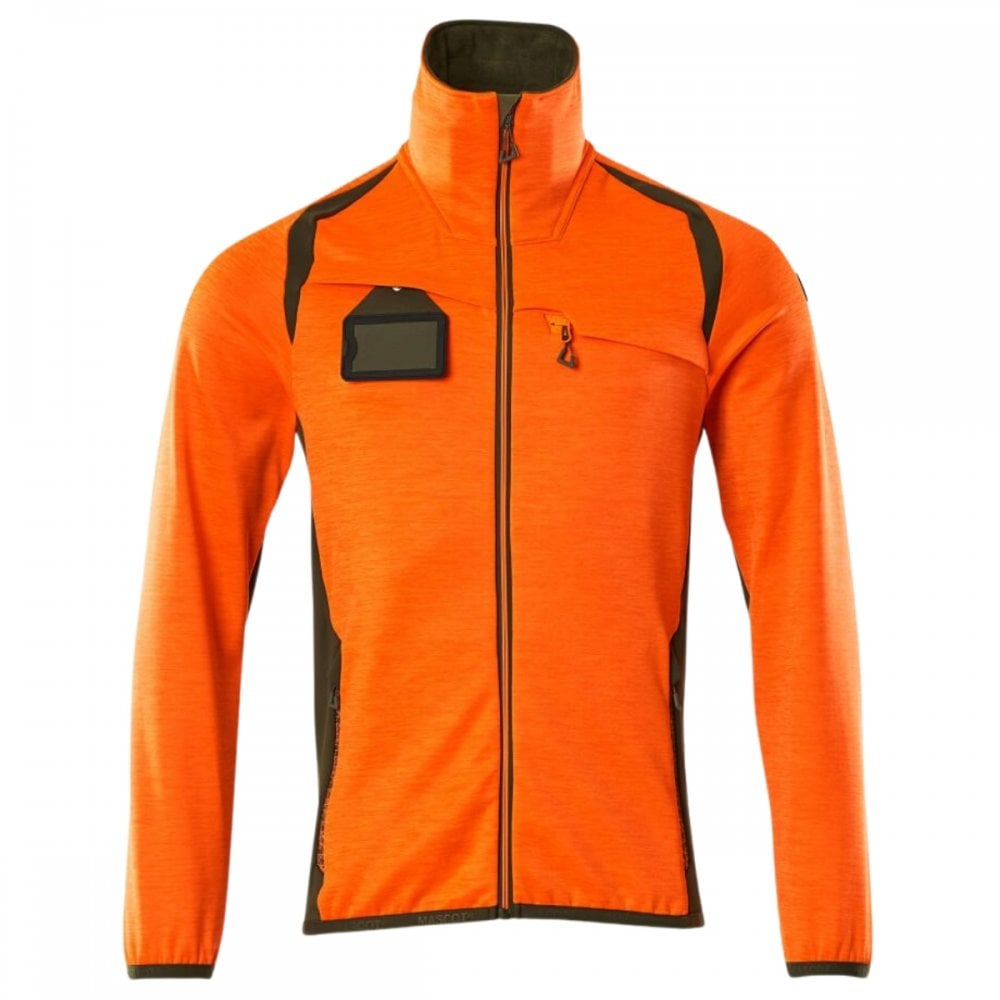 19403 Accelerate Safe Fleece Jumper with zipper
