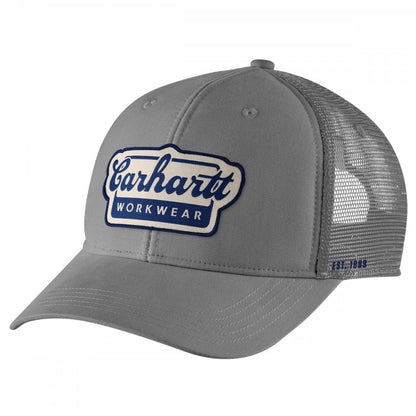 106738 Twill Mesh-Back Script Patch Cap