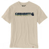 107318 Irvine Relaxed Layered Logo T-Shirt Oat Milk S *One Size Only - Outlet Store*